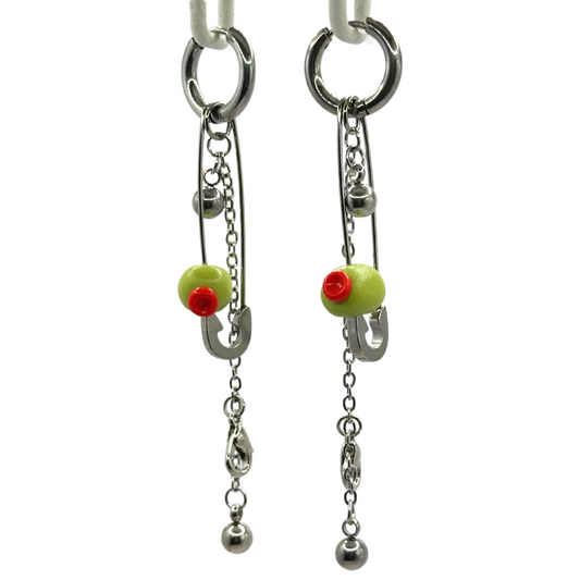 The Filthy Pin - Dirty Martini Earrings