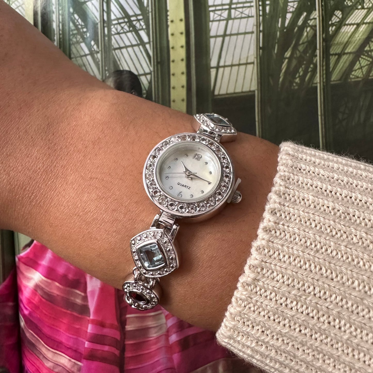 Pre-loved Quartz Sterling Silver Watch Bracelet