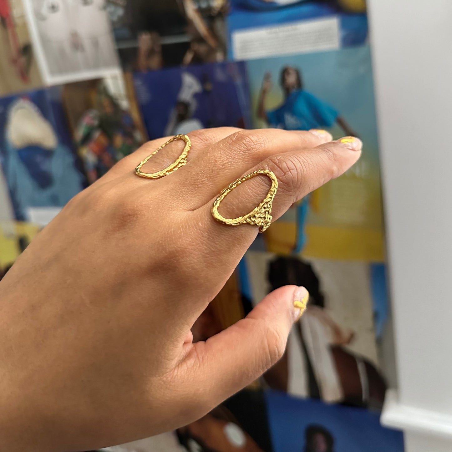 Oval Gold Ring