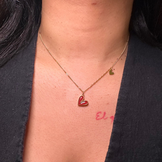 Double Heart Necklace