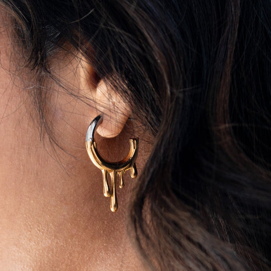 Dripped Out Two-Toned Earrings